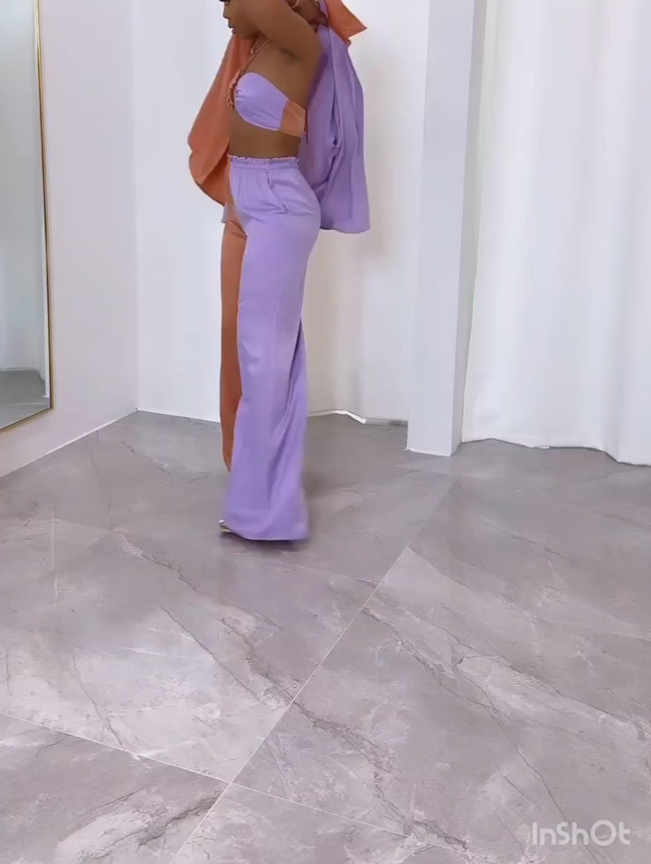 The “Crazy Cool” Purple and Orange Set