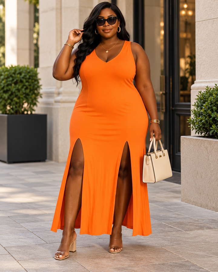 The Drama Cut Maxi – Plus Size