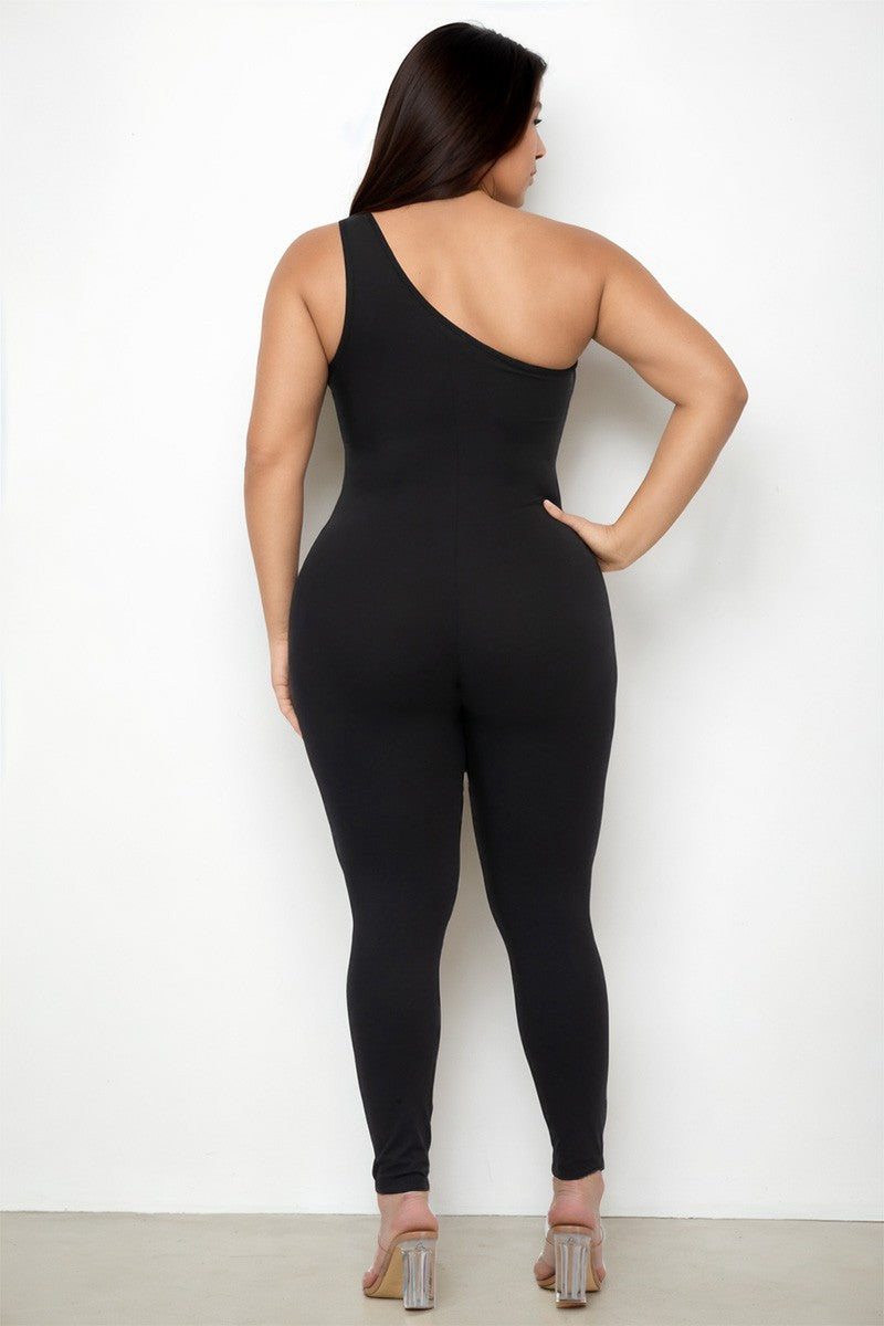 Bold Move Bodycon Jumpsuit – Plus Size
