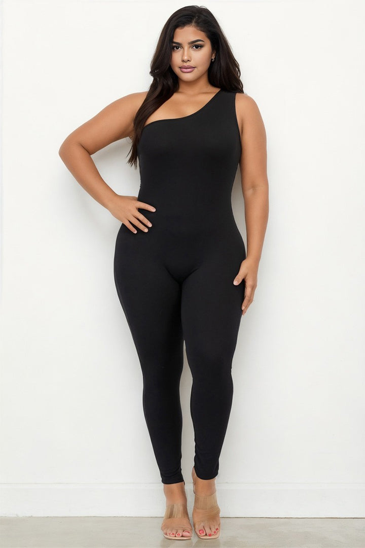 Bold Move Bodycon Jumpsuit – Plus Size