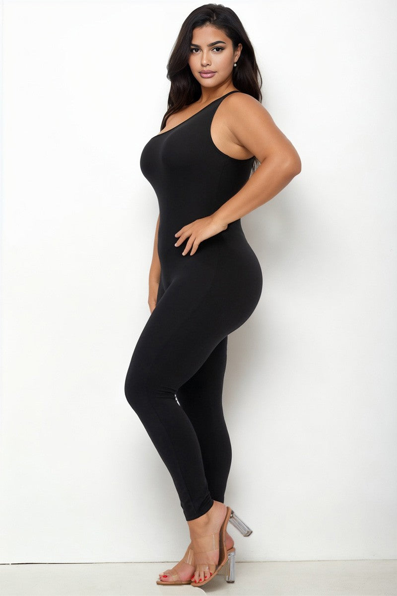 Bold Move Bodycon Jumpsuit – Plus Size