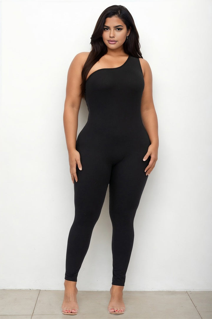 Bold Move Bodycon Jumpsuit – Plus Size