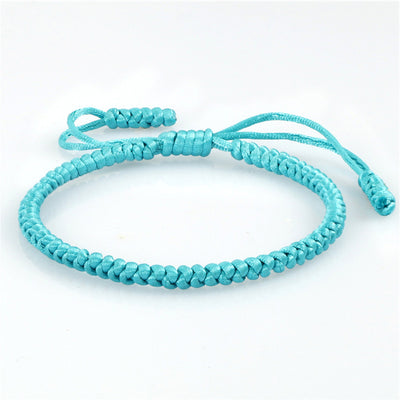 Blue Rope Knots Friendship Bracelet