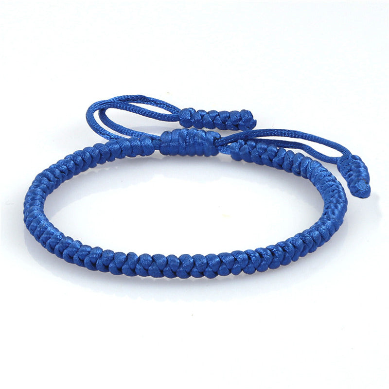 Blue Rope Knots Friendship Bracelet