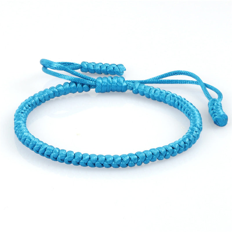 Blue Rope Knots Friendship Bracelet