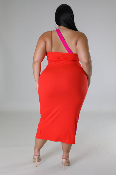 Janelle Stretched Dress - Plus Size