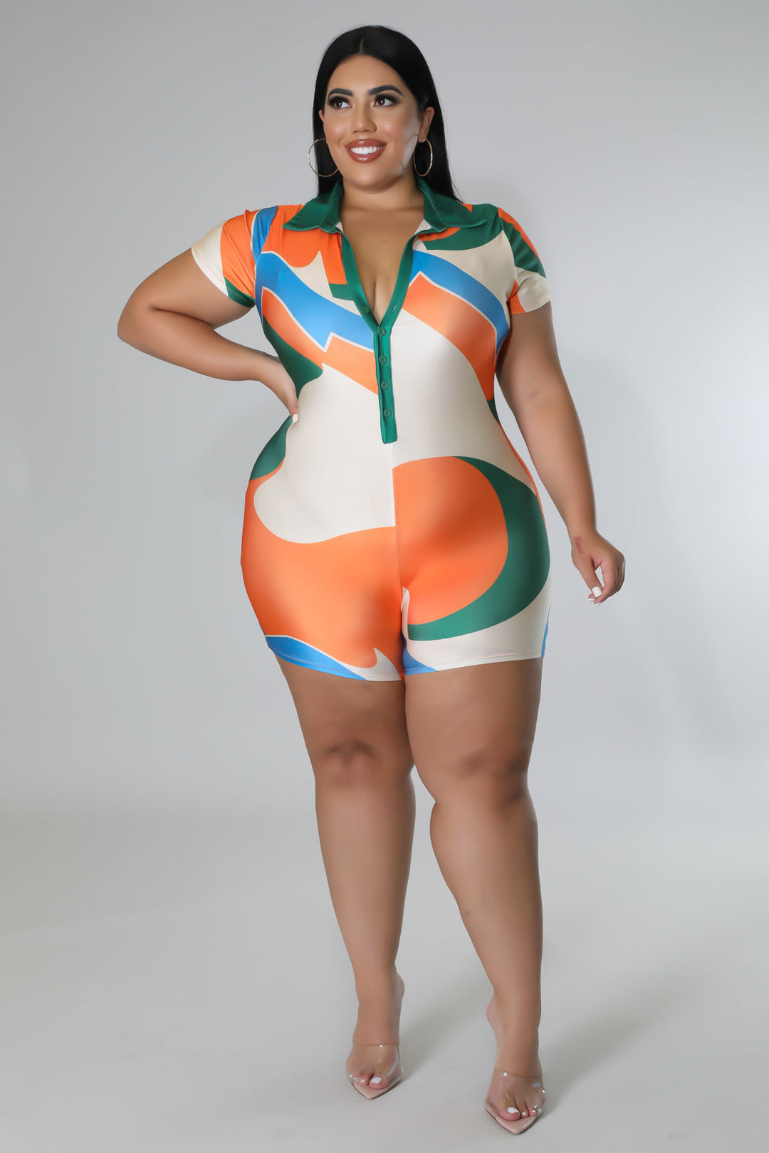 Summer Moments Romper - Plus Size