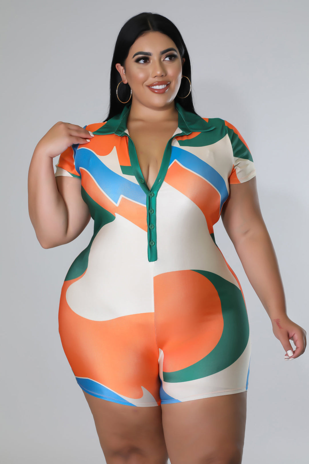 Summer Moments Romper - Plus Size