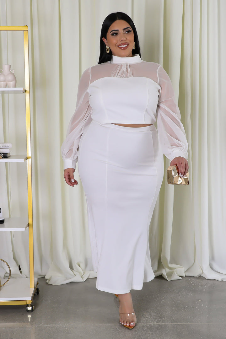 Eclipse Ensemble Plus Size Skirt Set