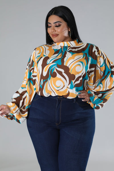 The Edyn Non Stretch Top - Plus Size