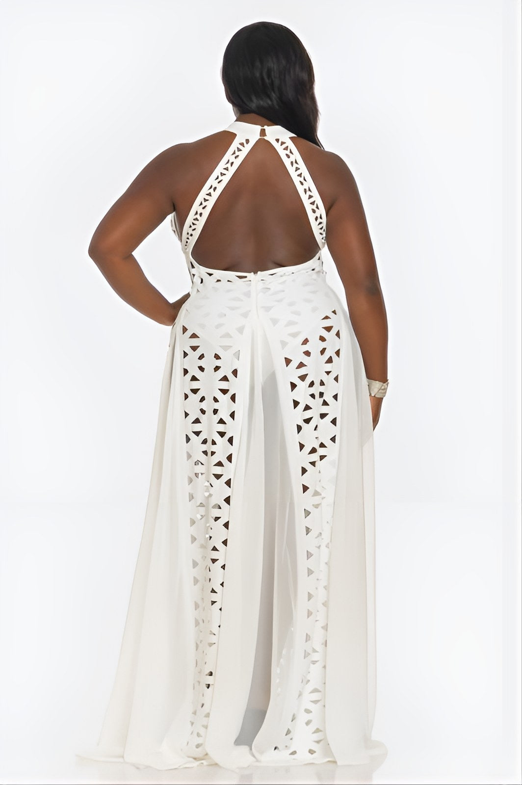 My Love Language Maxi Dress WHITE - Plus Size