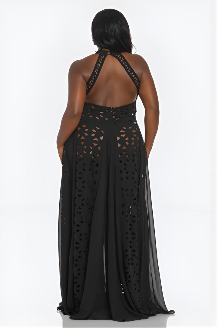 My Love Language Maxi Dress Black - Plus Size