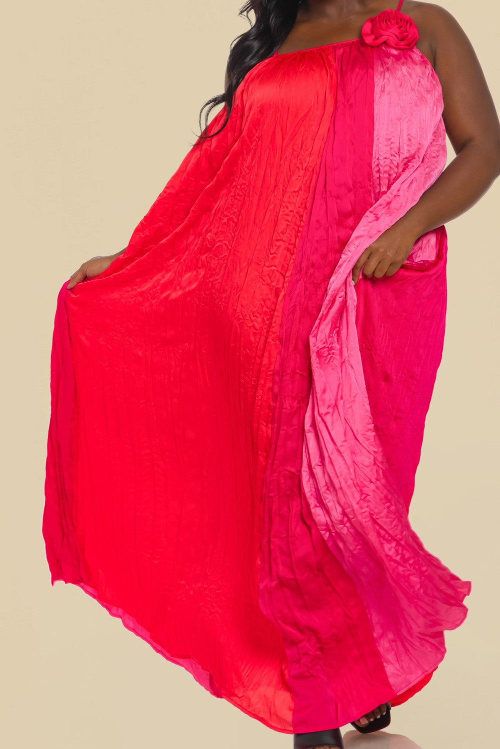 Sunset Bloom Maxi – Plus Size