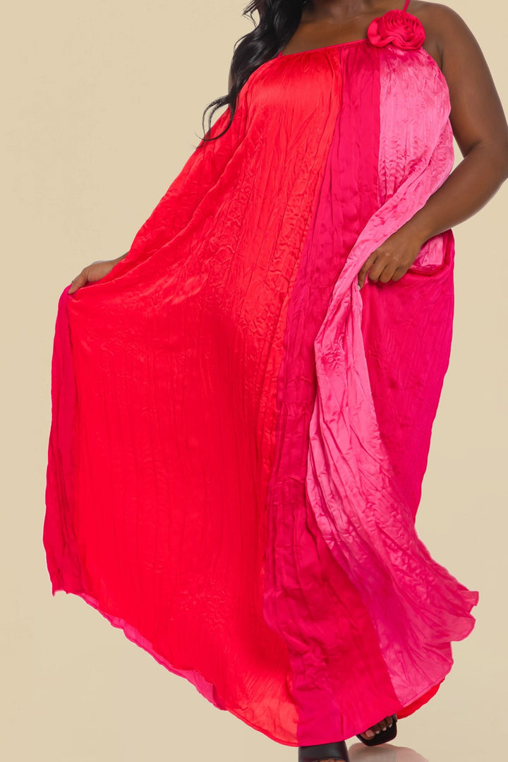 Sunset Bloom Maxi – Plus Size