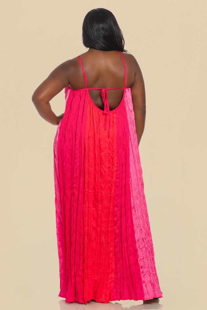 Sunset Bloom Maxi – Plus Size