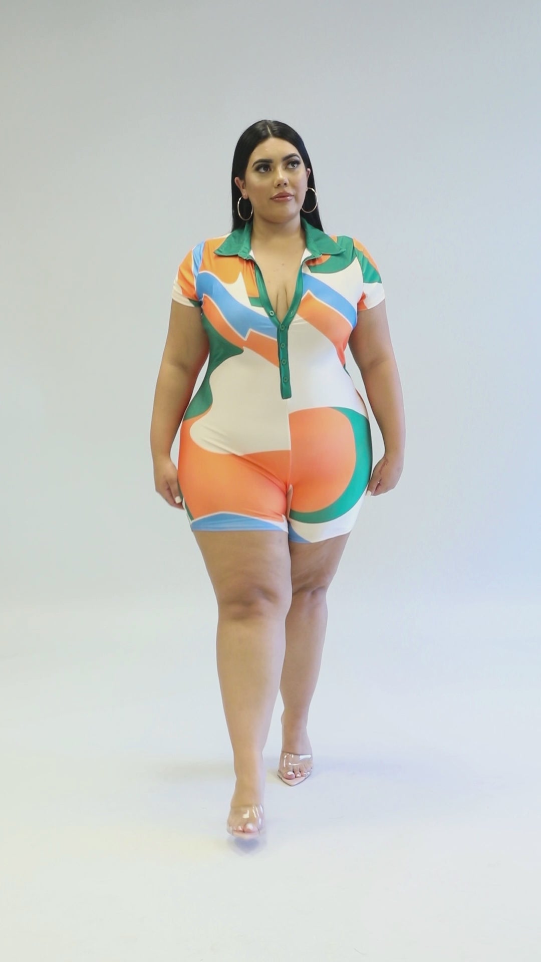 Summer Moments Romper - Plus Size