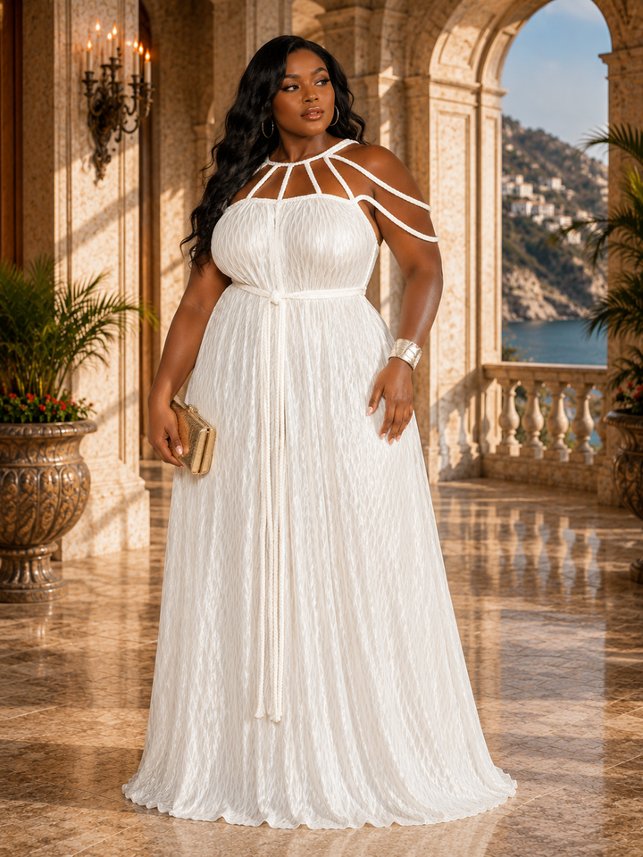 The Riviera Wave Maxi Dress - Plus Size