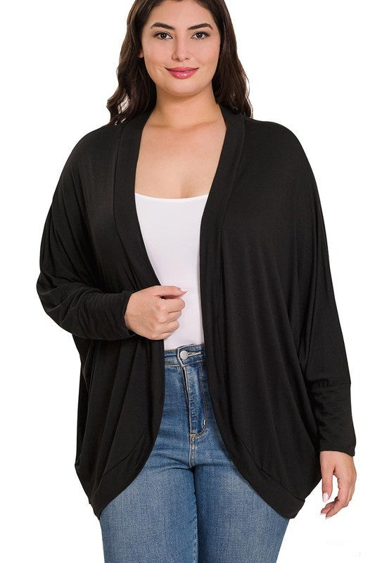 The Tracey Open Front Cardigan - Plus Size