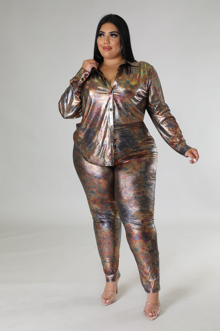 Amilia Love Pant Set - Plus Size