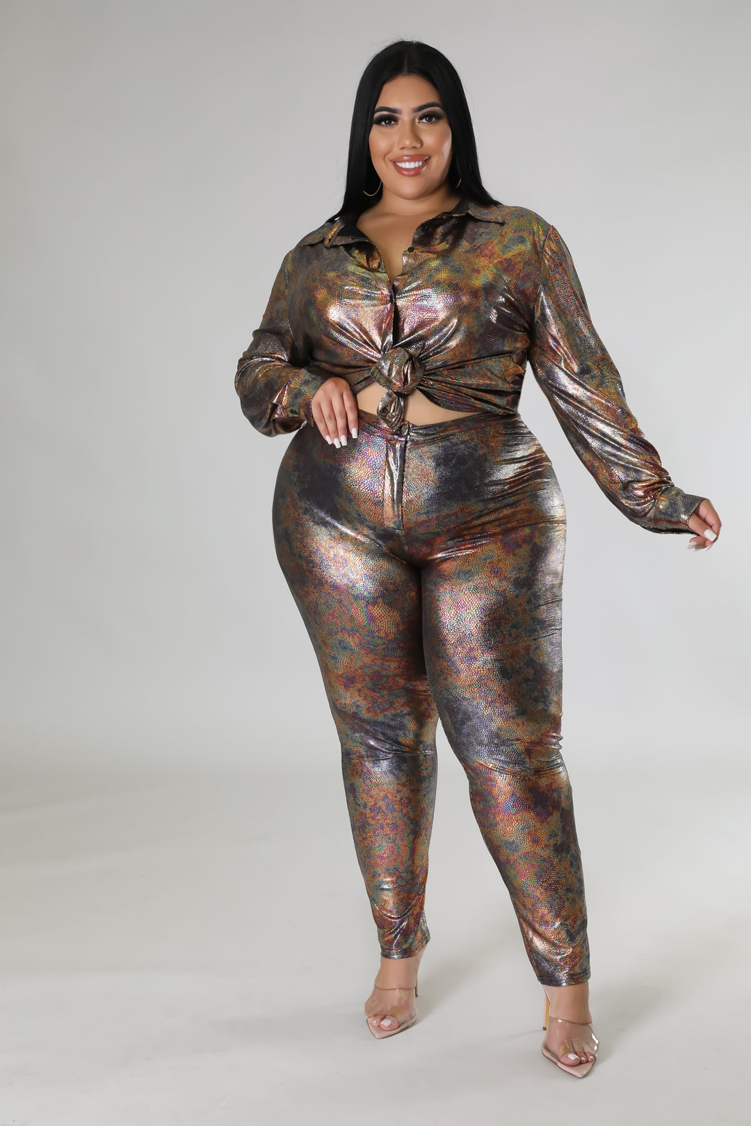 Amilia Love Pant Set - Plus Size