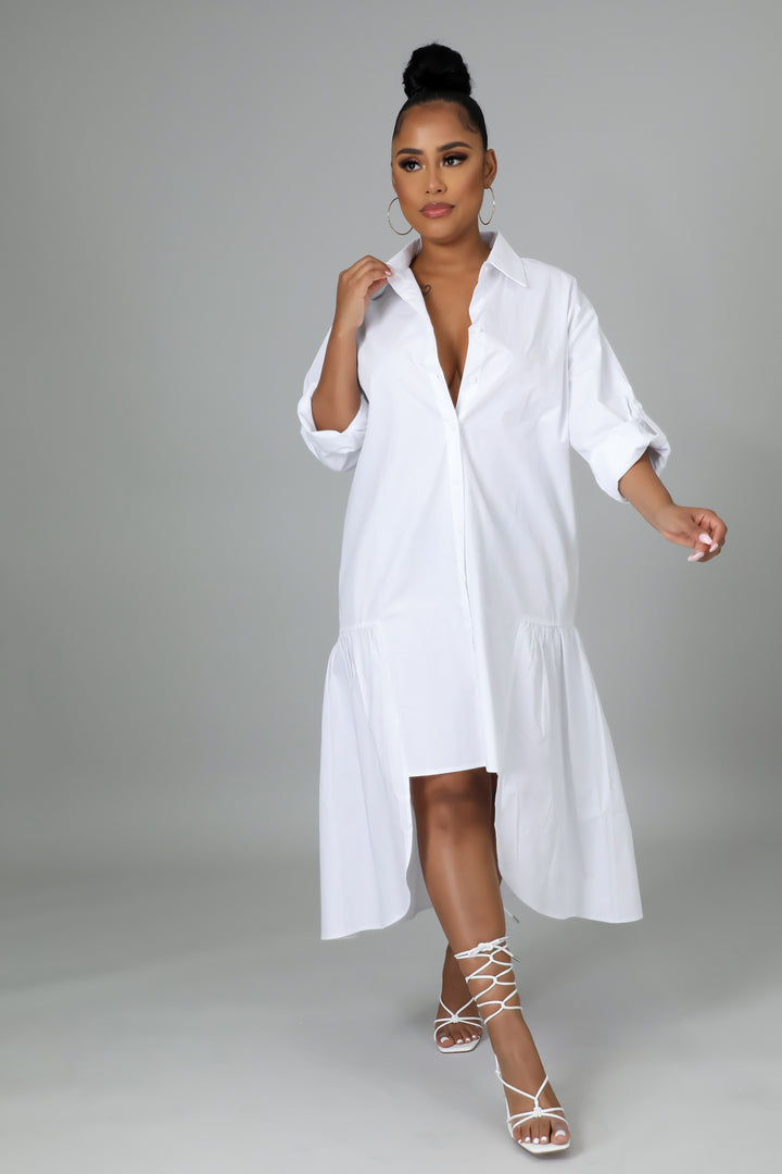 I'm That Girl Long Sleeve Tunic Dress