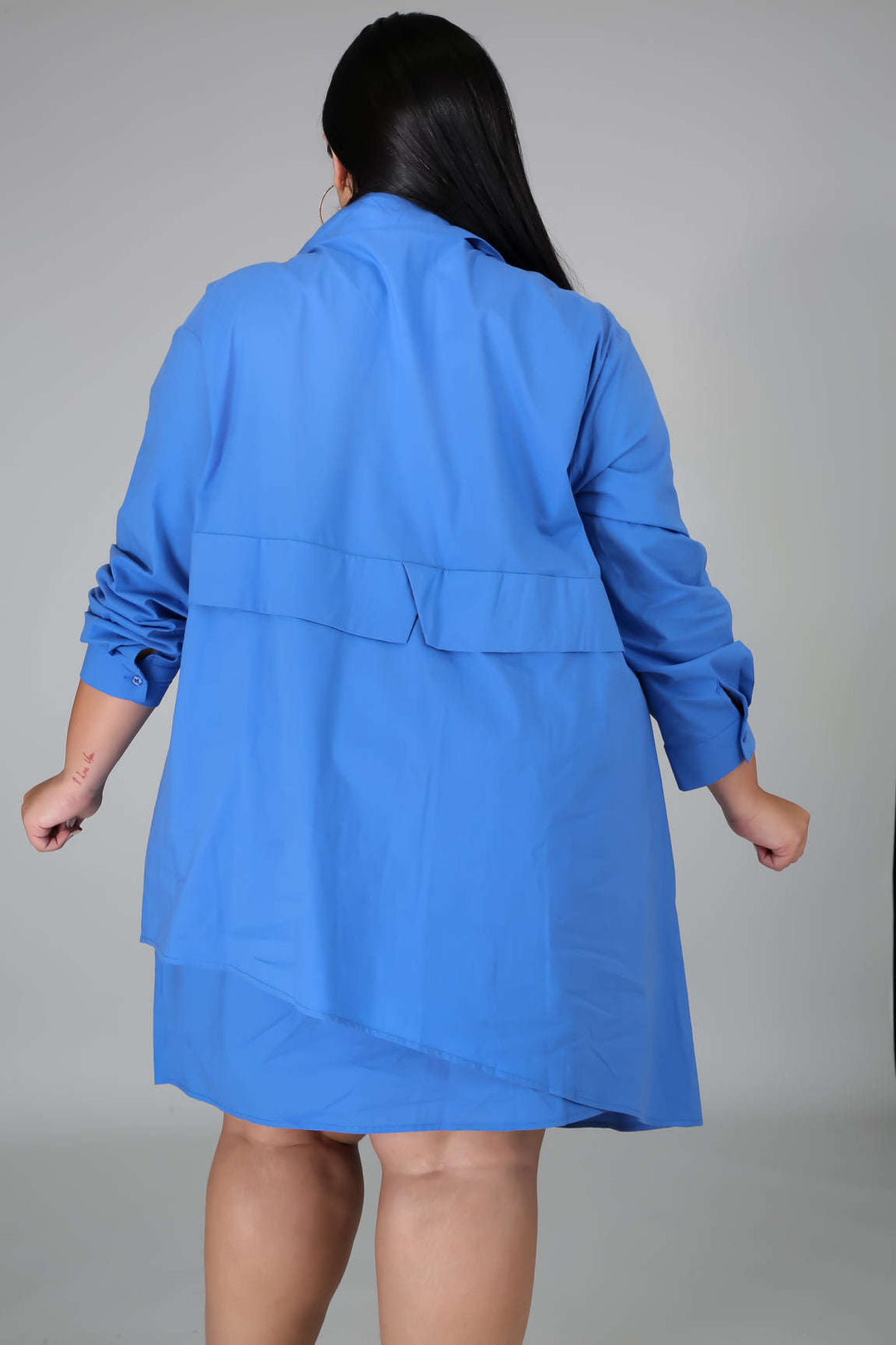 Fasheabe Lizzo Tunic Dress - Blue