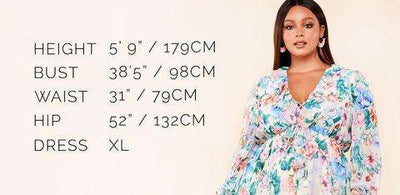 Fasheabe Plus Size Tropical Leaf Open Front Maxi Dress