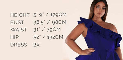Fasheabe Plus Size Two-Piece Marine Maxi Skirt Set